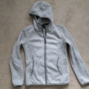 Marmot grey full zip hoodie